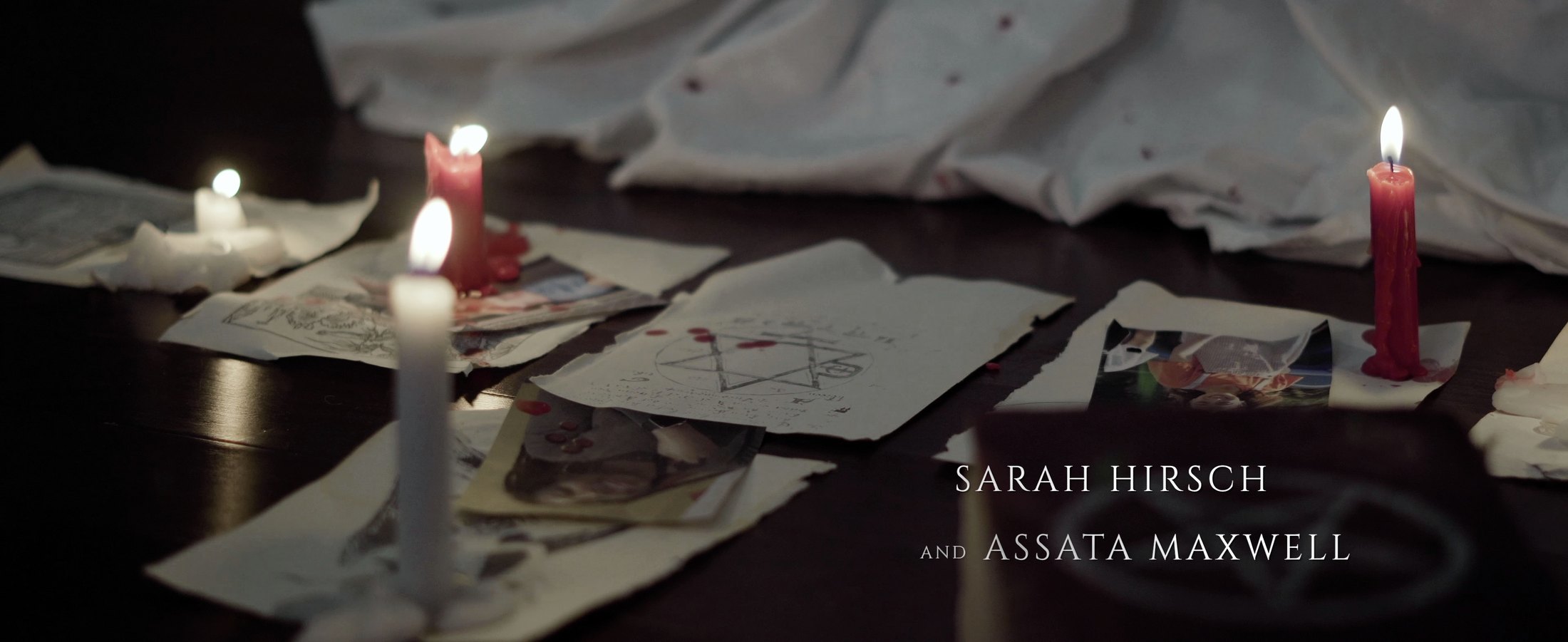 Resurrected — candles and ritual papers
